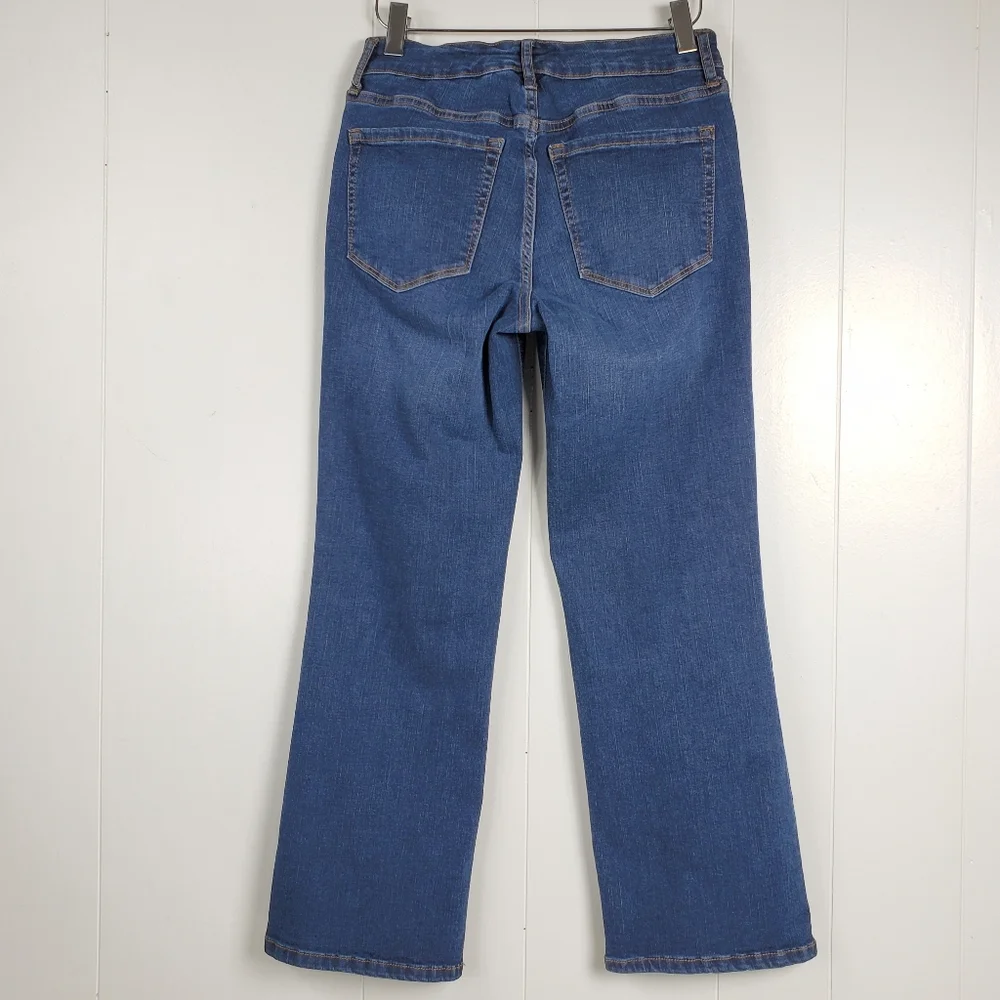 Chaps highrise crop kick style jeans size 4